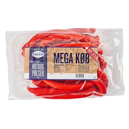 Megakøb Hotdog 1500 g