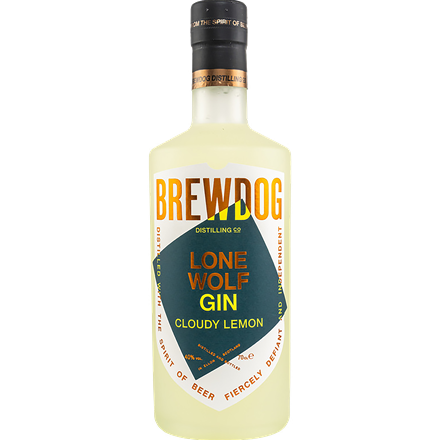 LoneWolf Cloudy Lemon Gin 40% 0,7 l