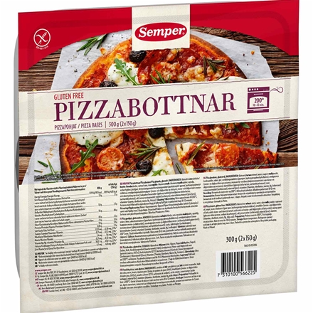 Semper Glutenfri Pizzabunde 300 g