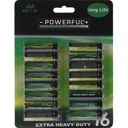 Batteri AA 16 Stk