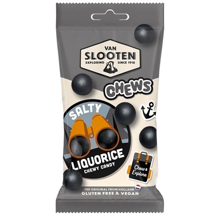 Van Slooten Chews Liquorice 60 g