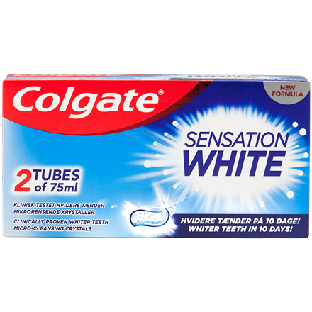 Colgate Tandpasta Sensation White 2x75 ml