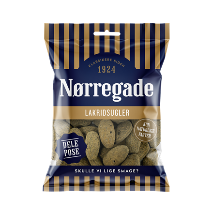 Nørregade Lakrids Ugler 160 g