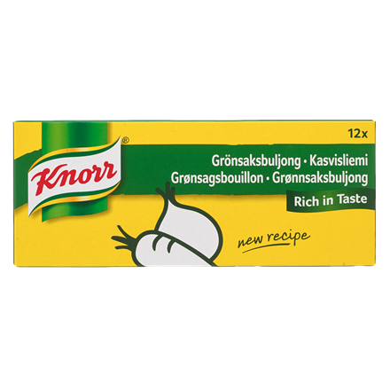 Knorr Grønsagsbouillon, 10 tern, 120 g