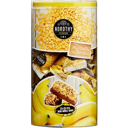 Nordthy Mini Müsli Bars Banan Rør 350 g