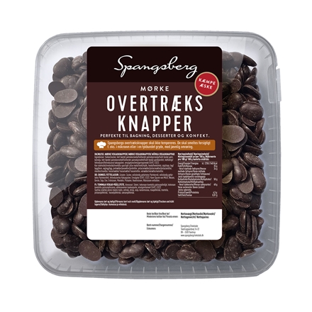 Spangsberg Overtræksknapper Mørk 750g