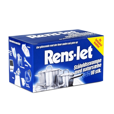 Rens-Let Ståluld 10-pak