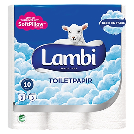 Lambi Toiletpapir 9 rl