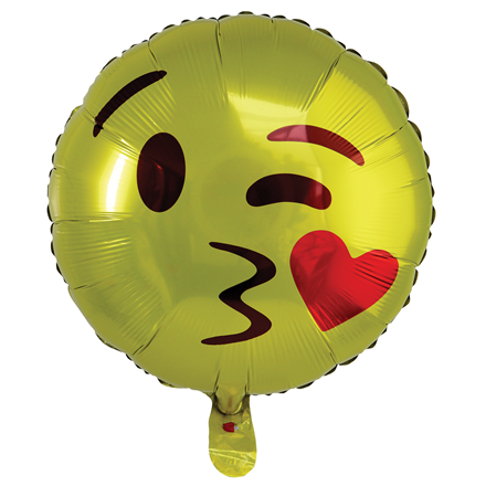 Folieballon Emoji 45 Cm 