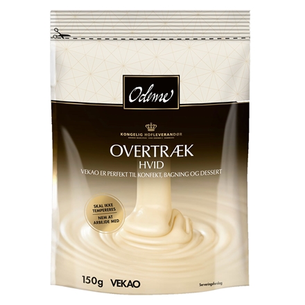 Odense Hvid Overtræksknapper 150 g