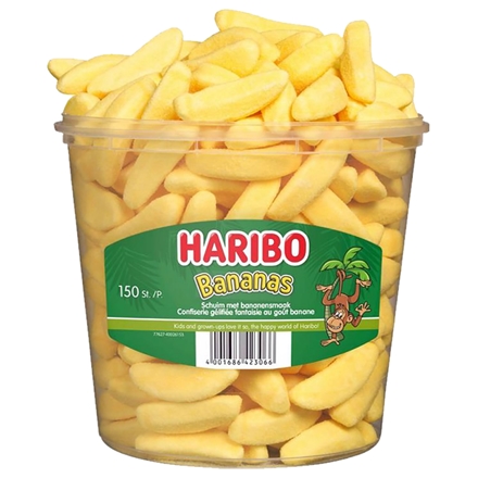 Haribo Bananas 150 stk