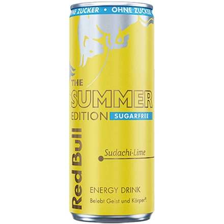 Red Bull Energy Summer Edition 2026 Sudachi Lime Sugarfree 0,25 l + pant