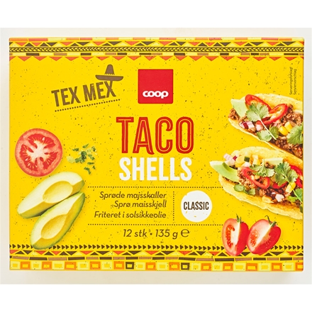 Coop Taco Shells 135g