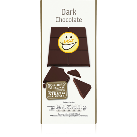 EASIS Belgisk Mørk Chokolade 85 g
