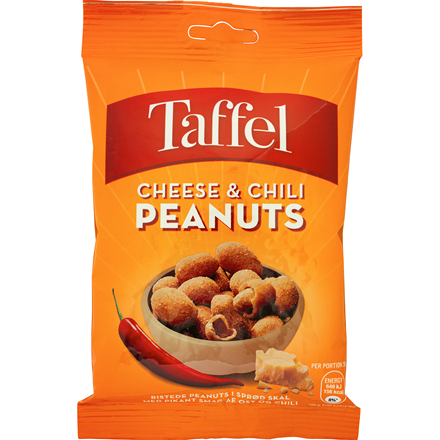 Taffel Cheese & Chili Peanuts 140 g