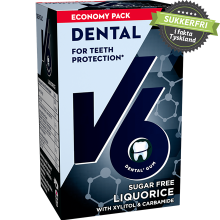 V6 Dental Liqurorice 70 g