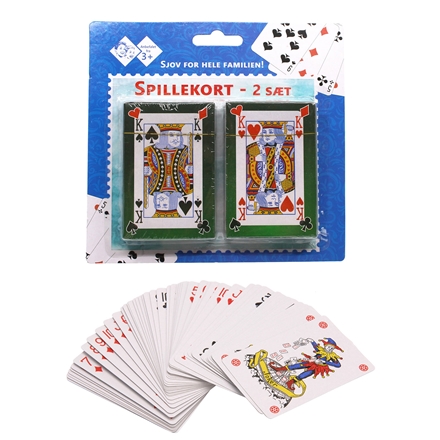 Spillekort 2-pak