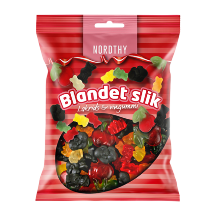 Nordthy Blandet Slik 800 g