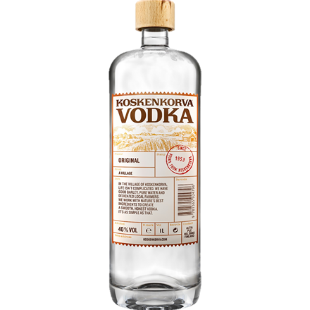 Koskenkorva Vodka Pure 40% 1 l