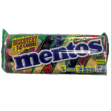 Mentos Discovery 3 x 37,5g