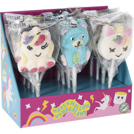 Unicorn Marshmallow Pops 35 g