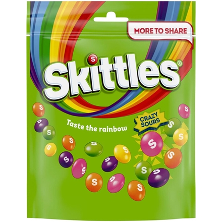 Skittles Crazy Sours Pouch 318 g