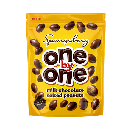 Spangsberg One by One Salted Peanuts130 g