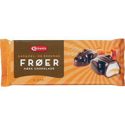 Carletti Rom & Karamelfrøer 48 g