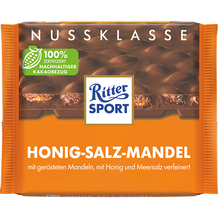 Ritter Sport Honig Salz Mandel 100 g