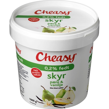 Cheasy Skyr med Pære/Vanilje 1 kg