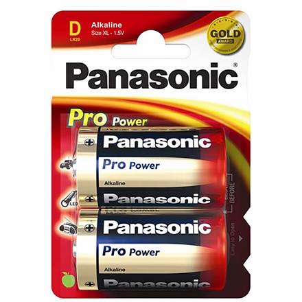 Panasonic Alkaline Pro Power Gold D 2 stk.