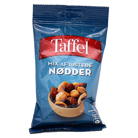 Taffel Mix af ristede Nødder 110 g