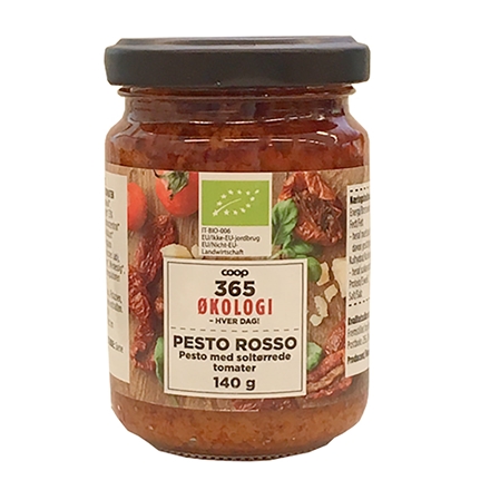 365 Økologi Pesto Rosso 140 g