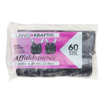 Affaldsposer 2x30 stk, 22 liter