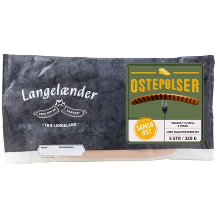 Langelænder Ostepølser 325 g