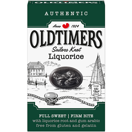 Oldtimers Sailors Knot Liquorice 235 g