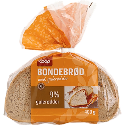 Coop Bondebrød m. gulerod 400gr