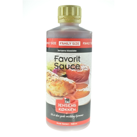Jensen's klassiske Favorit Sauce 500 ml