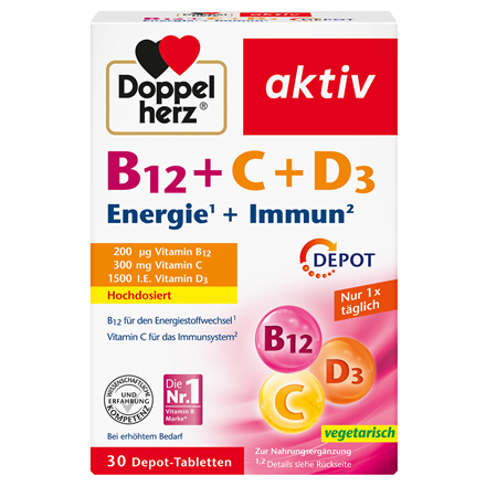 DH B12 + C + D3 Depot 30 Tbl.
