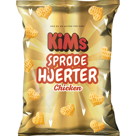 Kims Sprøde Hjerter 140g