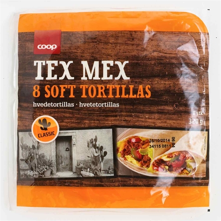 Tortillas 20 cm, 320 g