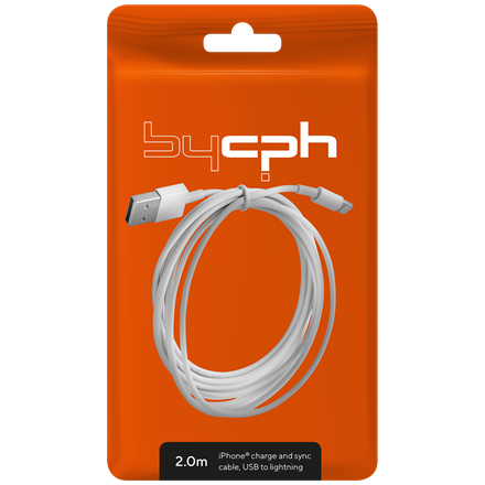 Leki bycph Cable USB to Lightning 2,0 m Kabel