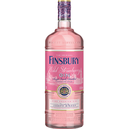Finsbury Wild Strawberry Gin 37,5% 1 l