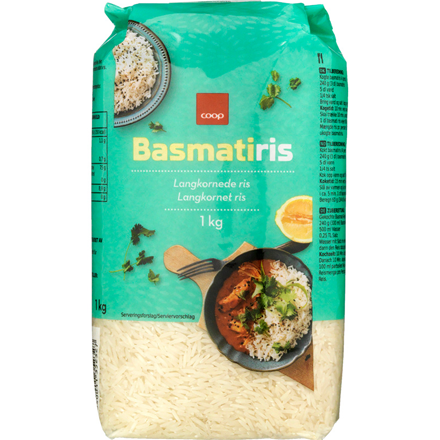 Coop Basmati Ris 1 kg