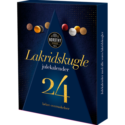 Nordthy Julekalender Lakridskugler 260 g