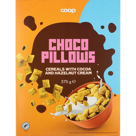 Coop Choco Pillows 375g