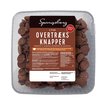 Spangsberg Overtræksknapper Lys 600g