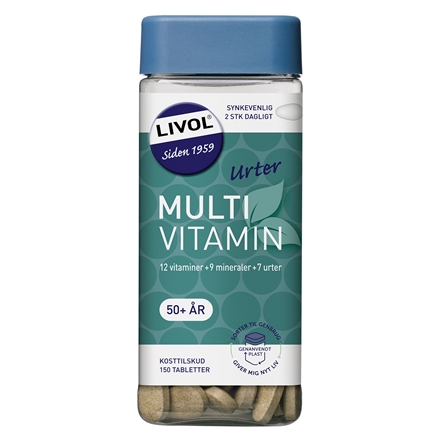 Livol Multivitamin m.Urter 50+ 150 Stk