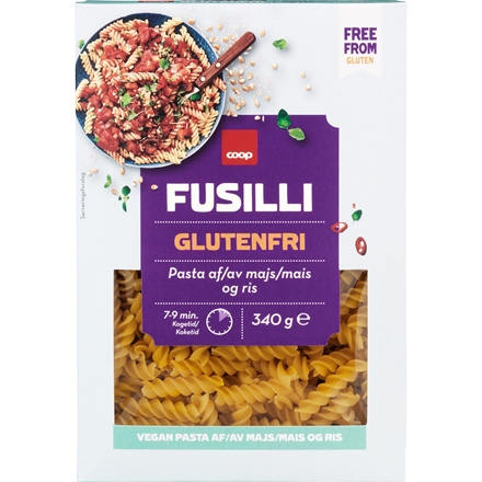 COOP Fusilli Glutenfri 340 g