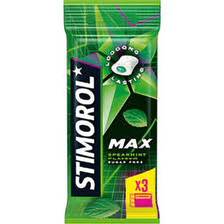 Stimorol Max Spearmint 3-pak 59,4 g